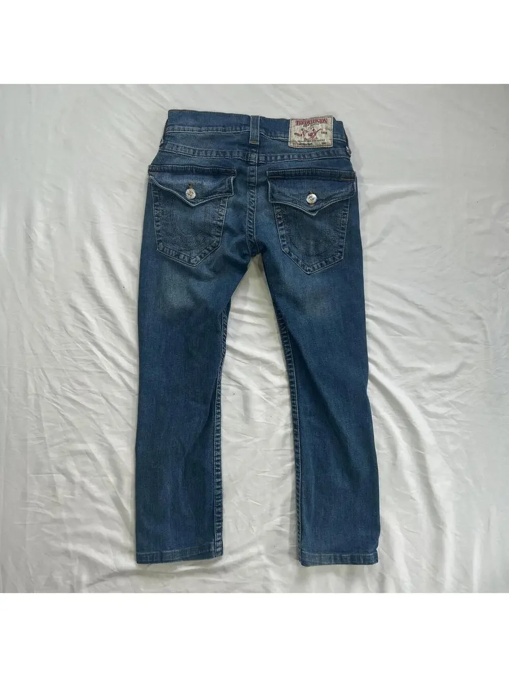 True Religion Women's Blue and Navy Jeans